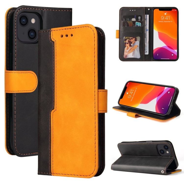 Business Stitching-Color Horizontal Flip PU Leather Case with Holder & Card Slots & Photo Frame, For OnePlus Nord CE 5G, For iPhone 13 mini, For iPhone 13, For iPhone 13 Pro, For iPhone 13 Pro Max