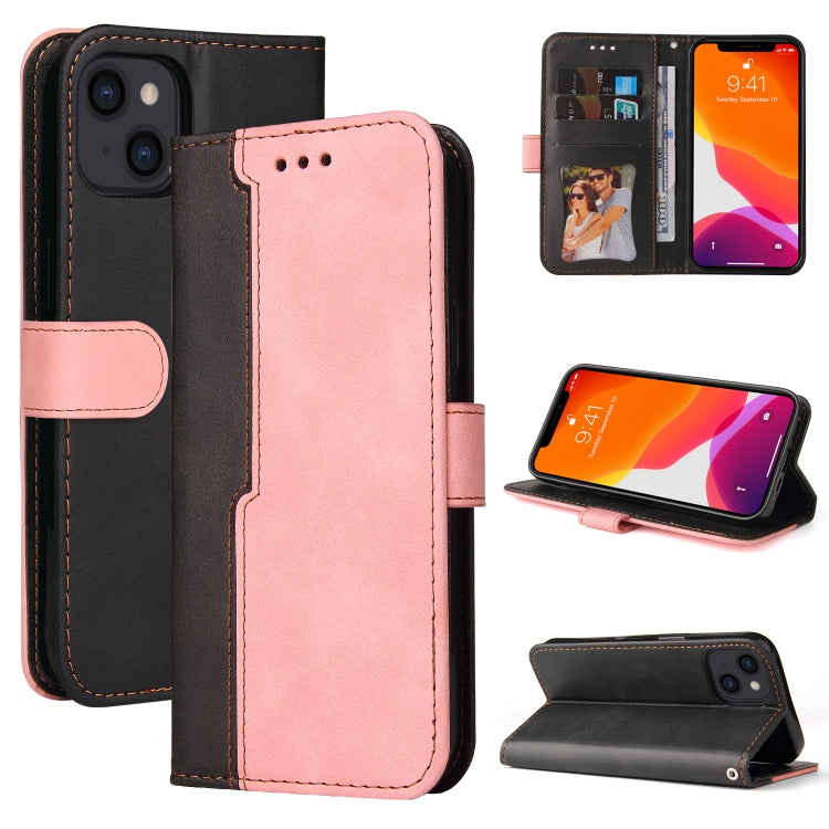 Business Stitching-Color Horizontal Flip PU Leather Case with Holder & Card Slots & Photo Frame, For OnePlus Nord CE 5G, For iPhone 13 mini, For iPhone 13, For iPhone 13 Pro, For iPhone 13 Pro Max