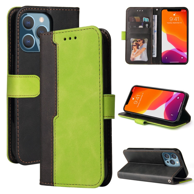 Business Stitching-Color Horizontal Flip PU Leather Case with Holder & Card Slots & Photo Frame, For OnePlus Nord CE 5G, For iPhone 13 mini, For iPhone 13, For iPhone 13 Pro, For iPhone 13 Pro Max