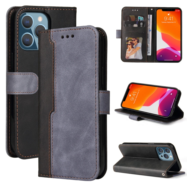 Business Stitching-Color Horizontal Flip PU Leather Case with Holder & Card Slots & Photo Frame, For OnePlus Nord CE 5G, For iPhone 13 mini, For iPhone 13, For iPhone 13 Pro, For iPhone 13 Pro Max