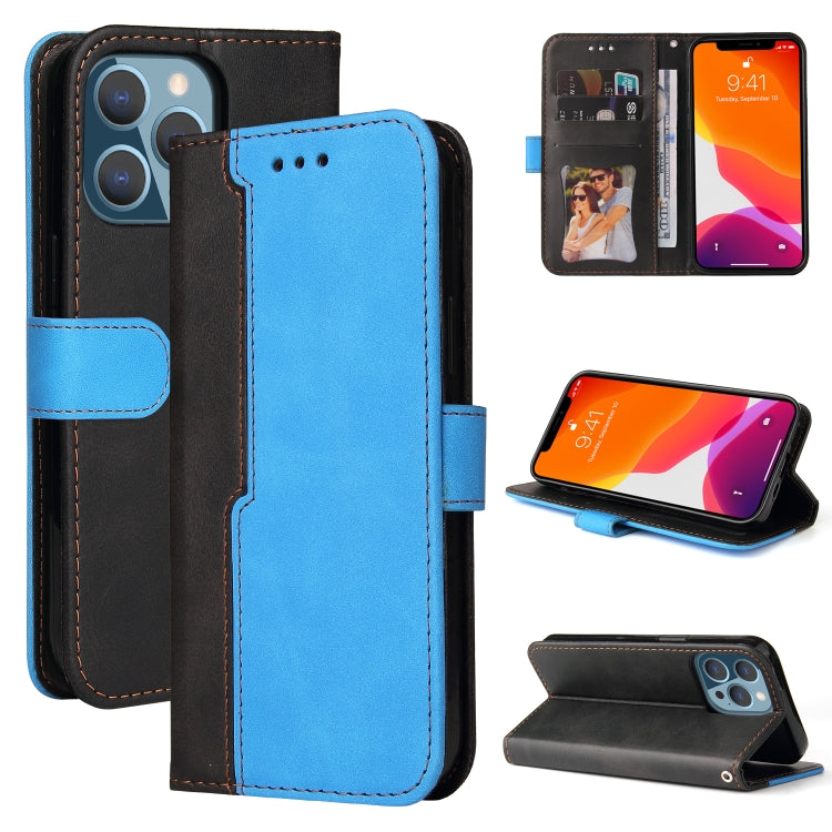 Business Stitching-Color Horizontal Flip PU Leather Case with Holder & Card Slots & Photo Frame, For OnePlus Nord CE 5G, For iPhone 13 mini, For iPhone 13, For iPhone 13 Pro, For iPhone 13 Pro Max