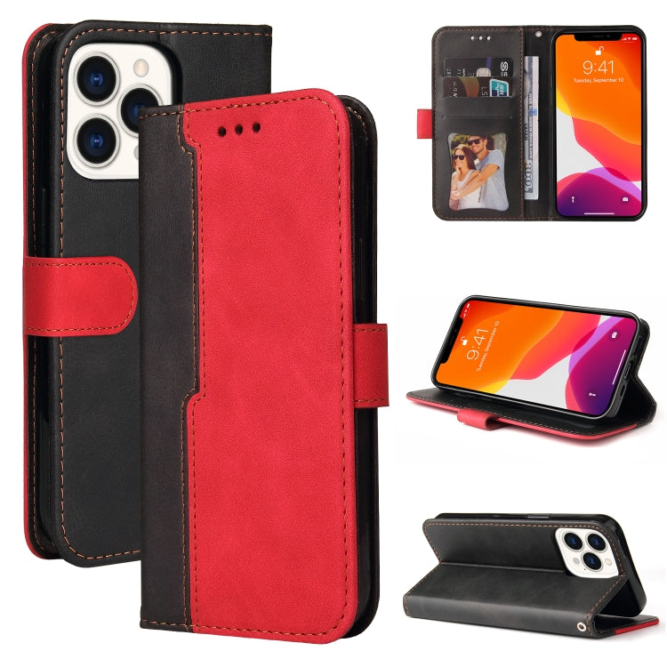 Business Stitching-Color Horizontal Flip PU Leather Case with Holder & Card Slots & Photo Frame, For OnePlus Nord CE 5G, For iPhone 13 mini, For iPhone 13, For iPhone 13 Pro, For iPhone 13 Pro Max