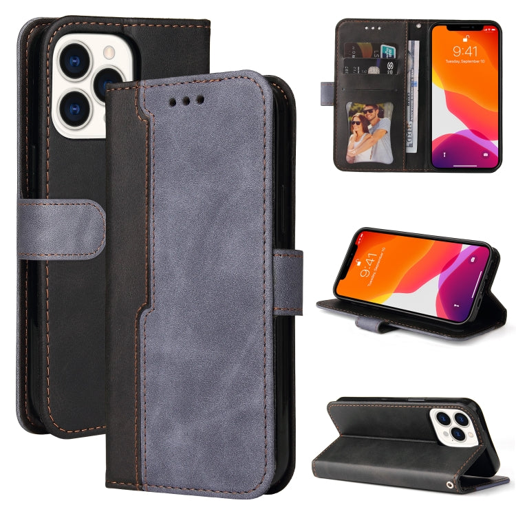 Business Stitching-Color Horizontal Flip PU Leather Case with Holder & Card Slots & Photo Frame, For OnePlus Nord CE 5G, For iPhone 13 mini, For iPhone 13, For iPhone 13 Pro, For iPhone 13 Pro Max