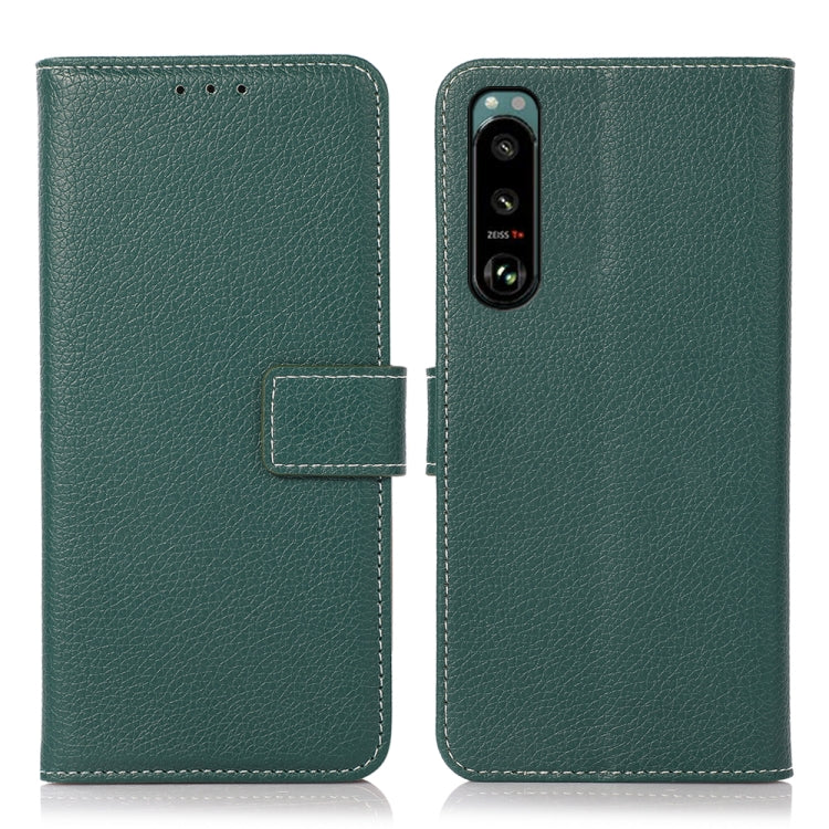 Litchi Texture PU + TPU Horizontal Flip Leather Case with Holder & Card Slots & Wallet, For OnePlus Nord CE 5G, For OnePlus Nord N200, For OPPO A93 5G / A74 5G / A54 5G, For Sony Xperia 5 III, For Sony Xperia 1 III, For Sony Xperia 10 III