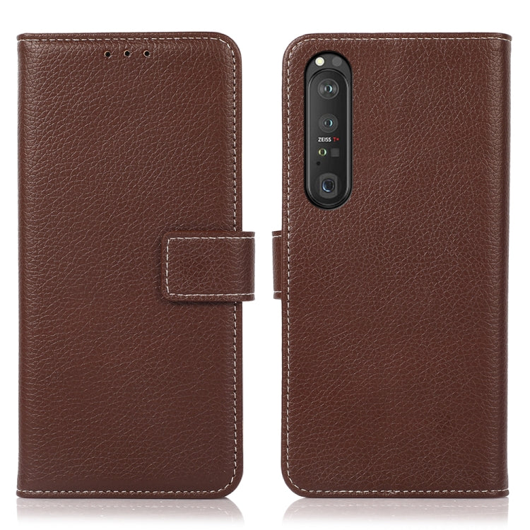 Litchi Texture PU + TPU Horizontal Flip Leather Case with Holder & Card Slots & Wallet, For OnePlus Nord CE 5G, For OnePlus Nord N200, For OPPO A93 5G / A74 5G / A54 5G, For Sony Xperia 5 III, For Sony Xperia 1 III, For Sony Xperia 10 III