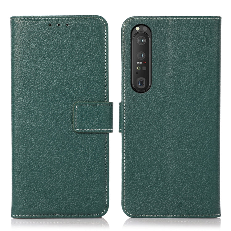 Litchi Texture PU + TPU Horizontal Flip Leather Case with Holder & Card Slots & Wallet, For OnePlus Nord CE 5G, For OnePlus Nord N200, For OPPO A93 5G / A74 5G / A54 5G, For Sony Xperia 5 III, For Sony Xperia 1 III, For Sony Xperia 10 III