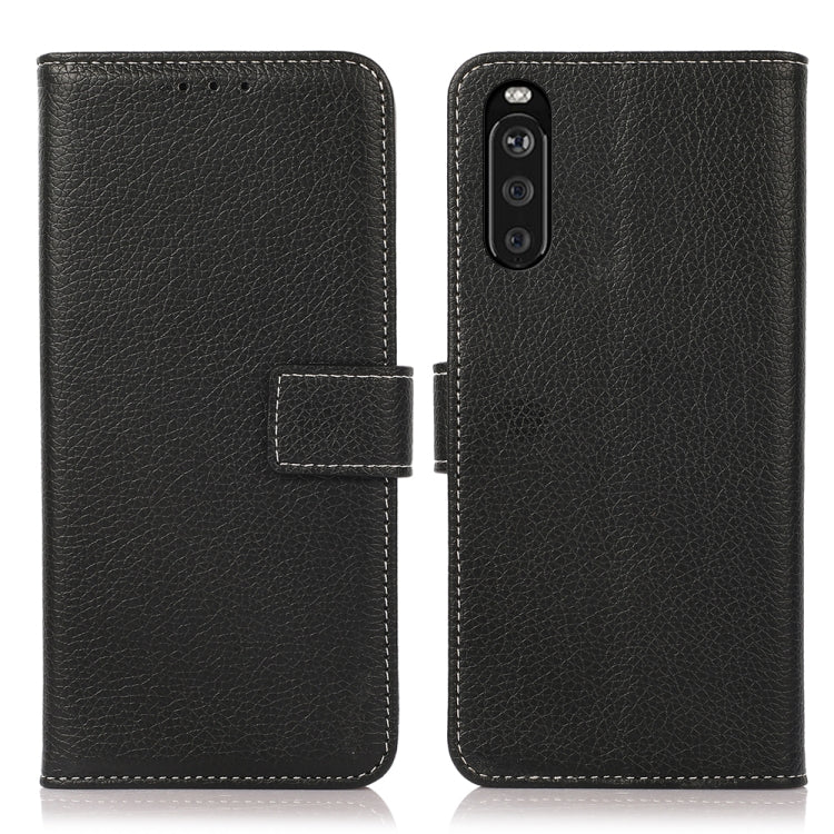 Litchi Texture PU + TPU Horizontal Flip Leather Case with Holder & Card Slots & Wallet, For OnePlus Nord CE 5G, For OnePlus Nord N200, For OPPO A93 5G / A74 5G / A54 5G, For Sony Xperia 5 III, For Sony Xperia 1 III, For Sony Xperia 10 III