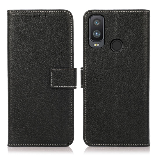 Litchi Texture PU + TPU Horizontal Flip Leather Case with Holder & Card Slots & Wallet, For Alcatel 1L 2021