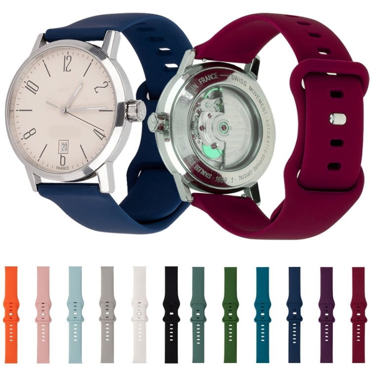 8-buckle Silicone Replacement Strap Watchband, For Huawei Watch GT 2 Pro 46mm, For Honor Magic Watch 2 42mm