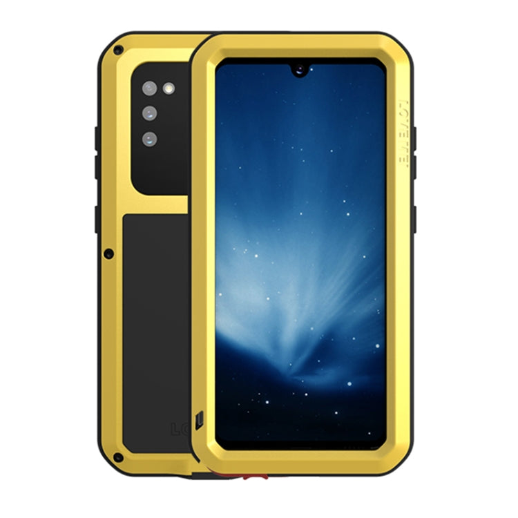 LOVE MEI Metal Shockproof Waterproof Dustproof Protective Case with Glass, For Samsung Galaxy A41, For LG V60 ThinQ 5G