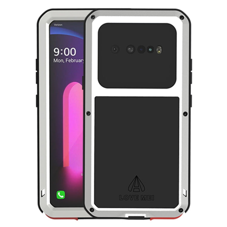 LOVE MEI Metal Shockproof Waterproof Dustproof Protective Case with Glass, For Samsung Galaxy A41, For LG V60 ThinQ 5G