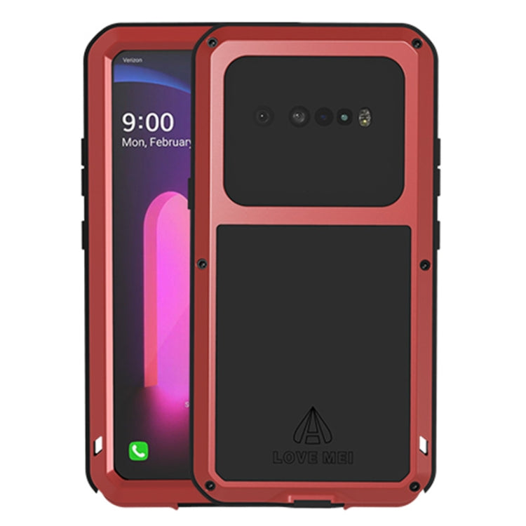 LOVE MEI Metal Shockproof Waterproof Dustproof Protective Case with Glass, For Samsung Galaxy A41, For LG V60 ThinQ 5G