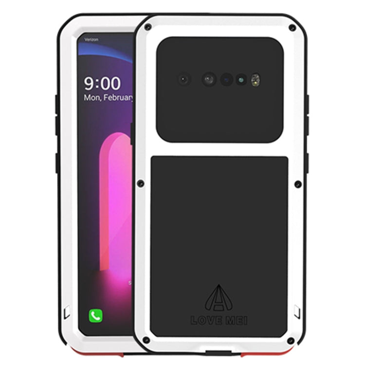 LOVE MEI Metal Shockproof Waterproof Dustproof Protective Case with Glass, For Samsung Galaxy A41, For LG V60 ThinQ 5G