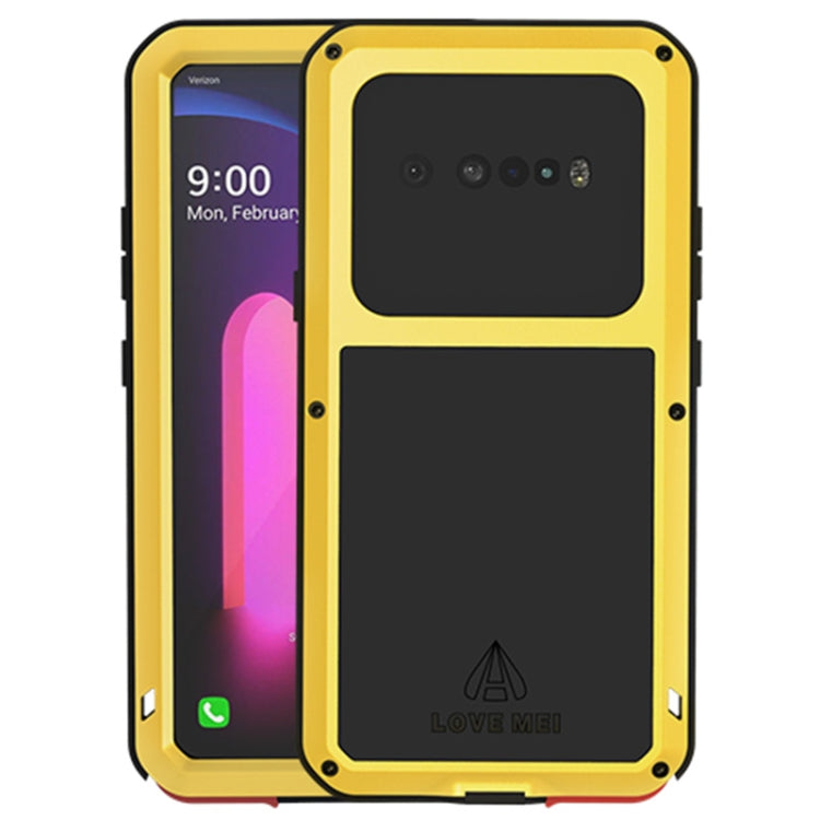 LOVE MEI Metal Shockproof Waterproof Dustproof Protective Case with Glass, For Samsung Galaxy A41, For LG V60 ThinQ 5G