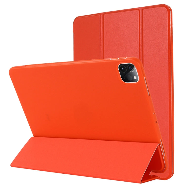 TPU Horizontal Flip Leather Case with Three-folding Holder, For iPad Pro 12.9 2022 / 2021/2020/2018