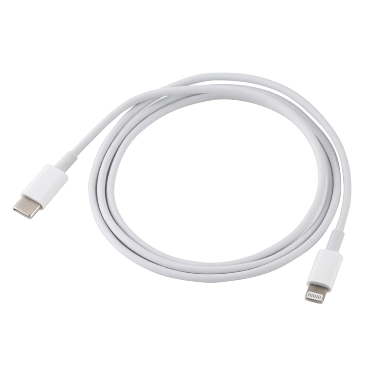 12W 5V/2A USB-C / Type-C to 8 Pin PD Fast Charging Cable, Cable Length: 1m, 12W 5V/2A