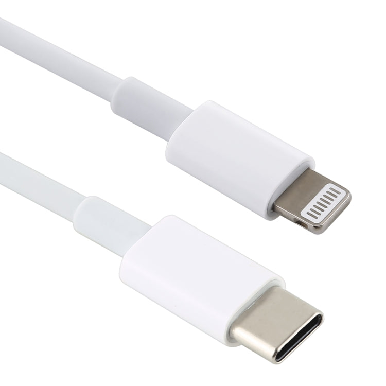 12W 5V/2A USB-C / Type-C to 8 Pin PD Fast Charging Cable, Cable Length: 1m, 12W 5V/2A