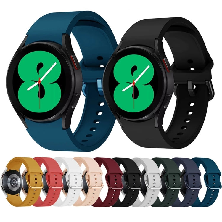 Universal Silicone Colorful Buckle Replacement Strap Watchband, For Samsung Galaxy Watch4 40mm, For Samsung Galaxy Watch4 44mm