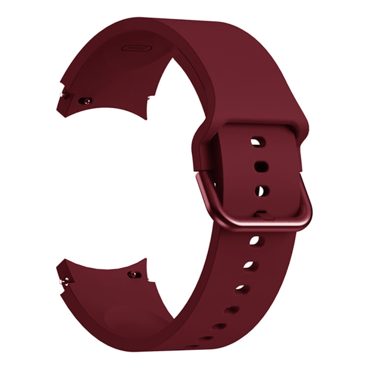 Universal Silicone Colorful Buckle Replacement Strap Watchband, For Samsung Galaxy Watch4 Classic 42mm, For Samsung Galaxy Watch4 Classic 46mm
