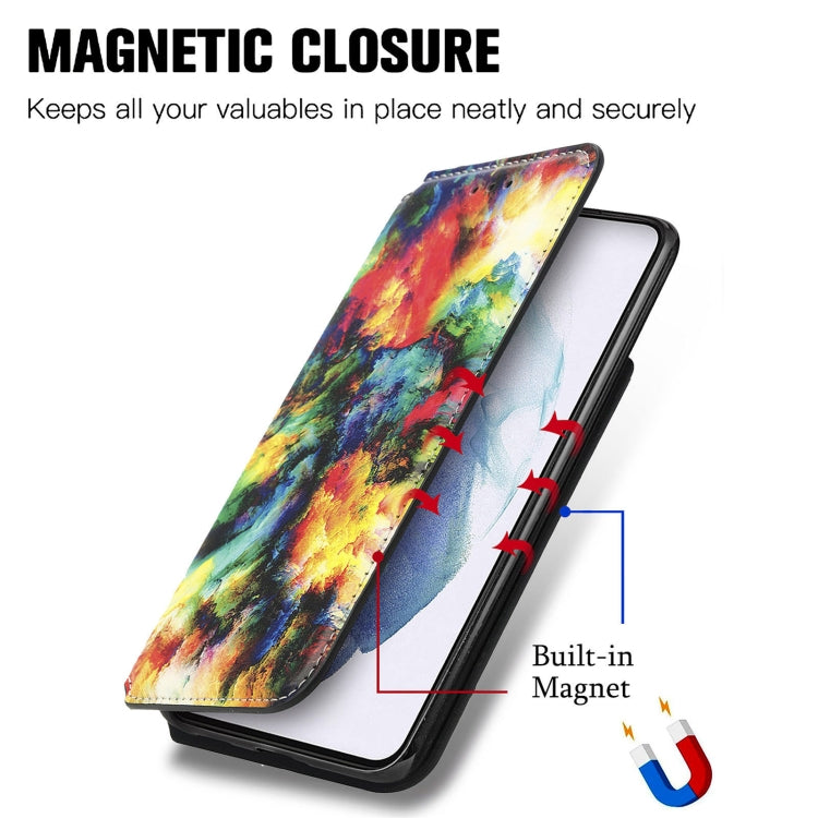 Colorful Magnetic Horizontal Flip PU Leather Case with Holder & Card Slot & Wallet, For Samsung Galaxy S21+ 5G, For Samsung Galaxy S21 Ultra 5G, For Samsung Galaxy S21 5G