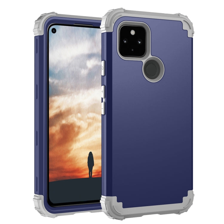 3 in 1 Shockproof PC + Silicone Protective Case, For Google Pixel 5a, For Google Pixel 4a 5G, For Google Pixel 5, For LG Stylo 6, For Motorola Moto G 5G Plus, For Motorola Moto G Play 2021