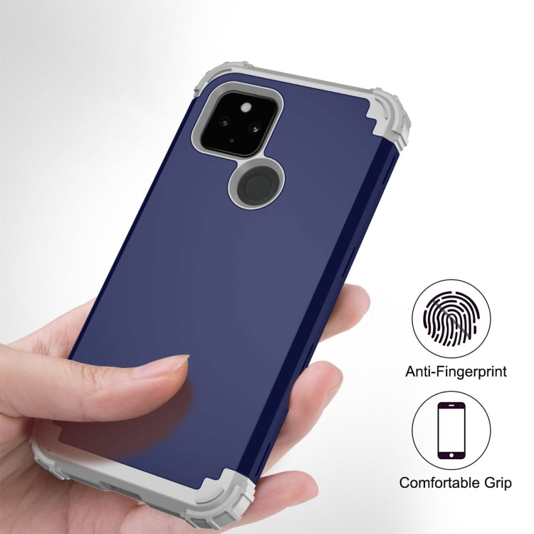 3 in 1 Shockproof PC + Silicone Protective Case, For Google Pixel 5a, For Google Pixel 4a 5G, For Google Pixel 5, For LG Stylo 6, For Motorola Moto G 5G Plus, For Motorola Moto G Play 2021