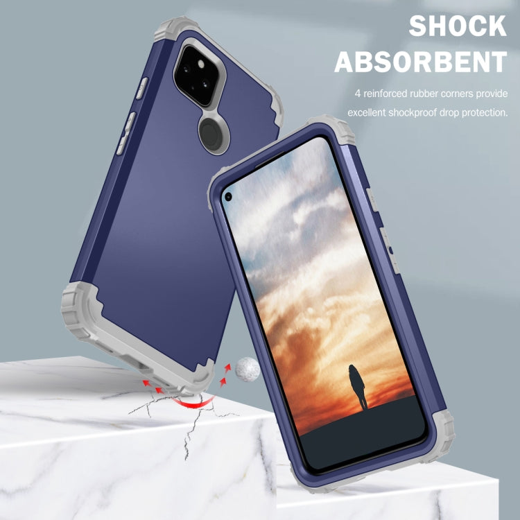 3 in 1 Shockproof PC + Silicone Protective Case, For Google Pixel 5a, For Google Pixel 4a 5G, For Google Pixel 5, For LG Stylo 6, For Motorola Moto G 5G Plus, For Motorola Moto G Play 2021