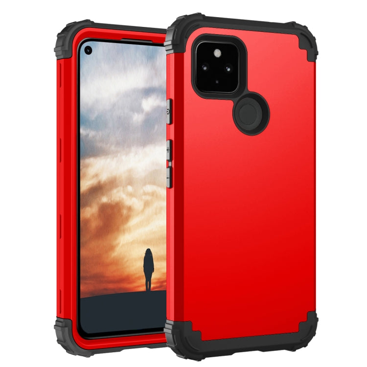 3 in 1 Shockproof PC + Silicone Protective Case, For Google Pixel 5a, For Google Pixel 4a 5G, For Google Pixel 5, For LG Stylo 6, For Motorola Moto G 5G Plus, For Motorola Moto G Play 2021