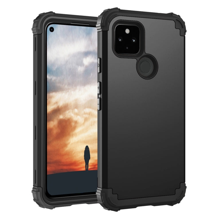 3 in 1 Shockproof PC + Silicone Protective Case, For Google Pixel 5a, For Google Pixel 4a 5G, For Google Pixel 5, For LG Stylo 6, For Motorola Moto G 5G Plus, For Motorola Moto G Play 2021