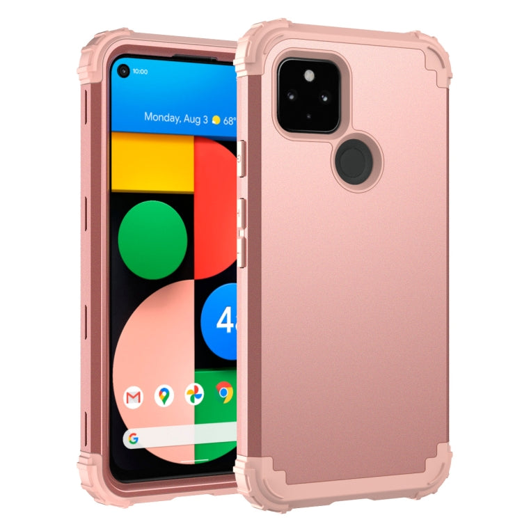 3 in 1 Shockproof PC + Silicone Protective Case, For Google Pixel 5a, For Google Pixel 4a 5G, For Google Pixel 5, For LG Stylo 6, For Motorola Moto G 5G Plus, For Motorola Moto G Play 2021