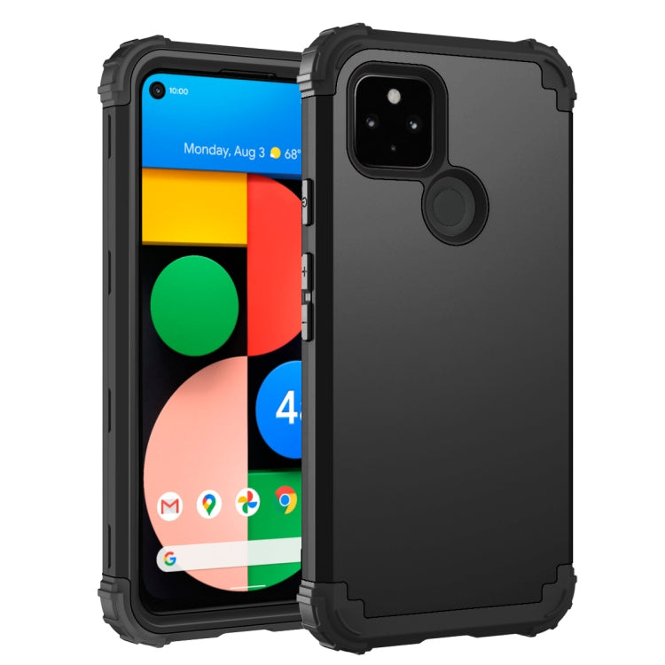 3 in 1 Shockproof PC + Silicone Protective Case, For Google Pixel 5a, For Google Pixel 4a 5G, For Google Pixel 5, For LG Stylo 6, For Motorola Moto G 5G Plus, For Motorola Moto G Play 2021