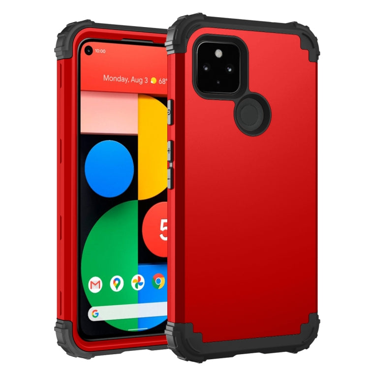 3 in 1 Shockproof PC + Silicone Protective Case, For Google Pixel 5a, For Google Pixel 4a 5G, For Google Pixel 5, For LG Stylo 6, For Motorola Moto G 5G Plus, For Motorola Moto G Play 2021