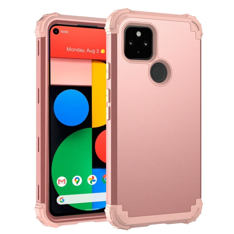 3 in 1 Shockproof PC + Silicone Protective Case, For Google Pixel 5a, For Google Pixel 4a 5G, For Google Pixel 5, For LG Stylo 6, For Motorola Moto G 5G Plus, For Motorola Moto G Play 2021