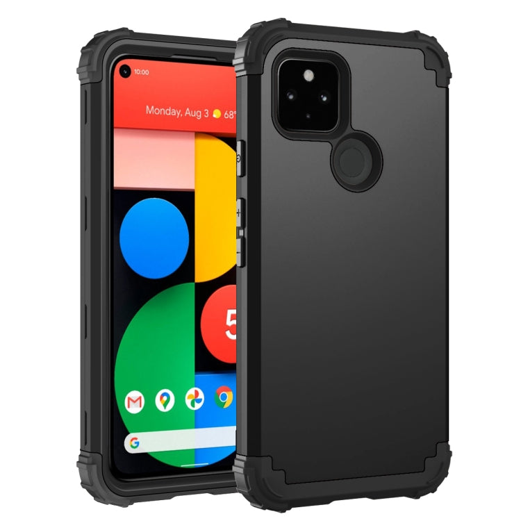 3 in 1 Shockproof PC + Silicone Protective Case, For Google Pixel 5a, For Google Pixel 4a 5G, For Google Pixel 5, For LG Stylo 6, For Motorola Moto G 5G Plus, For Motorola Moto G Play 2021