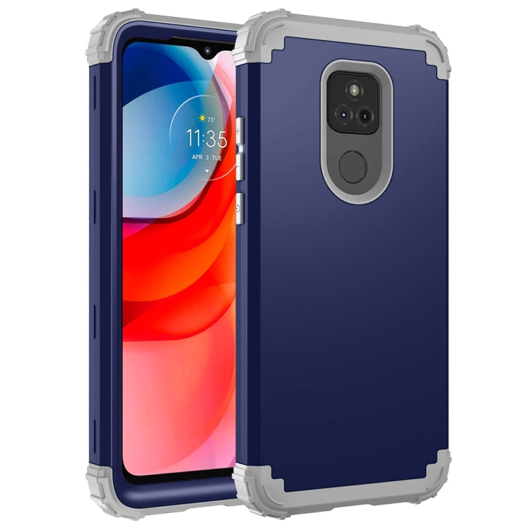 3 in 1 Shockproof PC + Silicone Protective Case, For Google Pixel 5a, For Google Pixel 4a 5G, For Google Pixel 5, For LG Stylo 6, For Motorola Moto G 5G Plus, For Motorola Moto G Play 2021