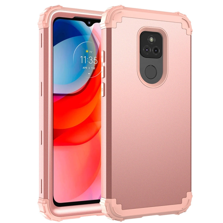 3 in 1 Shockproof PC + Silicone Protective Case, For Google Pixel 5a, For Google Pixel 4a 5G, For Google Pixel 5, For LG Stylo 6, For Motorola Moto G 5G Plus, For Motorola Moto G Play 2021