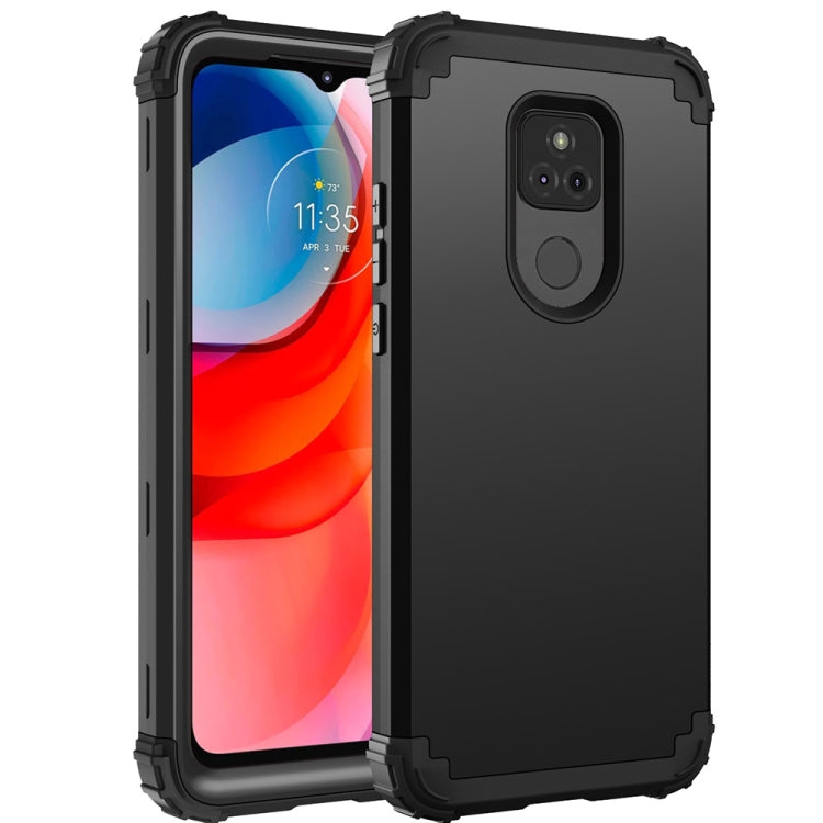 3 in 1 Shockproof PC + Silicone Protective Case, For Google Pixel 5a, For Google Pixel 4a 5G, For Google Pixel 5, For LG Stylo 6, For Motorola Moto G 5G Plus, For Motorola Moto G Play 2021