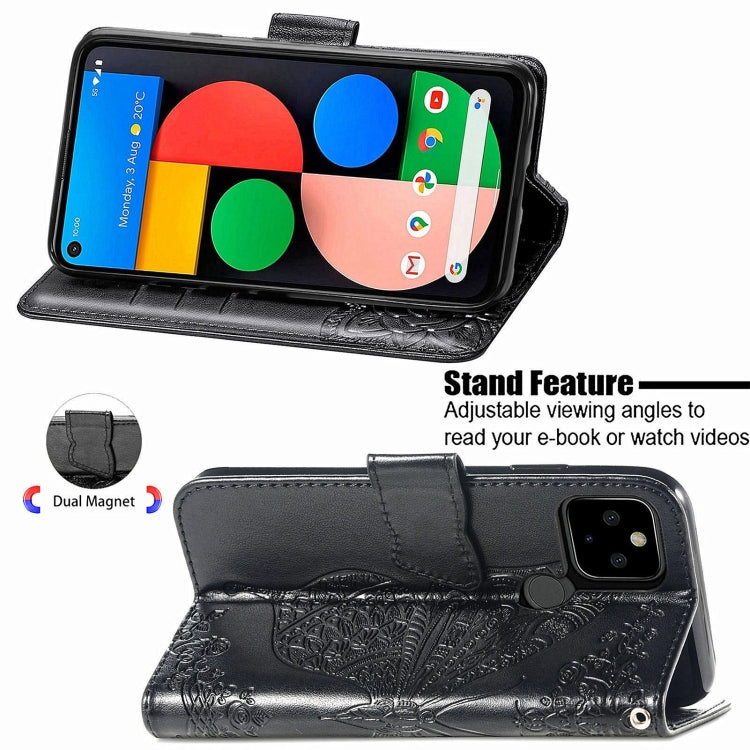 Butterfly Love Flowers Embossed Horizontal Flip Leather Case with Holder & Card Slots & Wallet & Lanyard, For Google Pixel 5A 5G, For Infinix Note 8, For Infinix Note 10