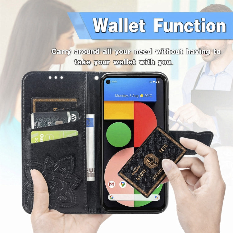 Butterfly Love Flowers Embossed Horizontal Flip Leather Case with Holder & Card Slots & Wallet & Lanyard, For Google Pixel 5A 5G, For Infinix Note 8, For Infinix Note 10
