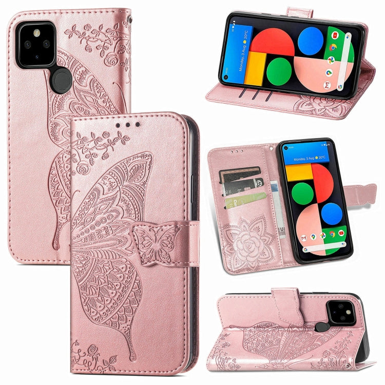 Butterfly Love Flowers Embossed Horizontal Flip Leather Case with Holder & Card Slots & Wallet & Lanyard, For Google Pixel 5A 5G, For Infinix Note 8, For Infinix Note 10
