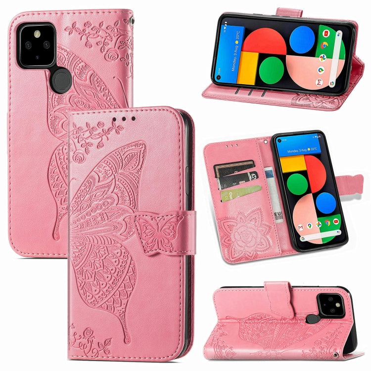 Butterfly Love Flowers Embossed Horizontal Flip Leather Case with Holder & Card Slots & Wallet & Lanyard, For Google Pixel 5A 5G, For Infinix Note 8, For Infinix Note 10