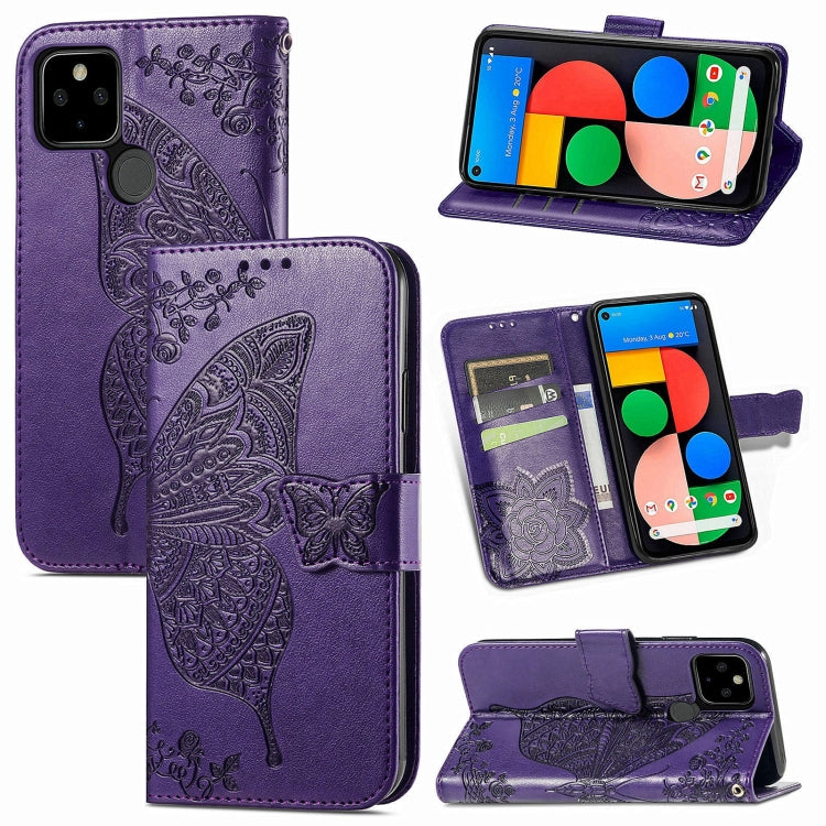 Butterfly Love Flowers Embossed Horizontal Flip Leather Case with Holder & Card Slots & Wallet & Lanyard, For Google Pixel 5A 5G, For Infinix Note 8, For Infinix Note 10