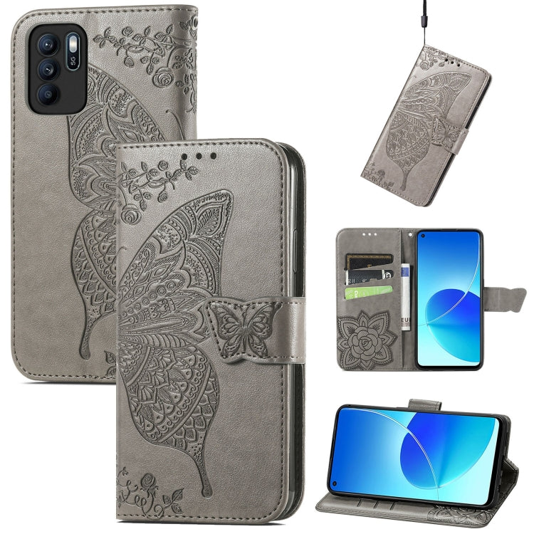 Butterfly Love Flowers Embossed Horizontal Flip Leather Case with Holder & Card Slots & Wallet & Lanyard, For vivo IQOO Neo 3, For LG Velvet 2 Pro, For Motorola Edge 20 Pro, For OPPO Reno 6Z