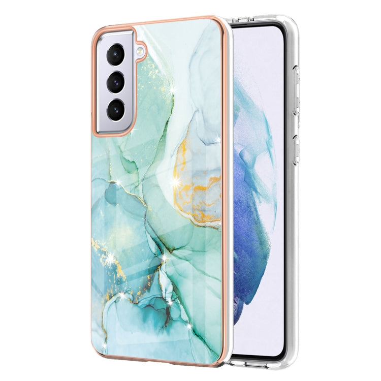 Electroplating Marble Pattern Dual-side IMD TPU Shockproof Case, For Samsung Galaxy S21+ 5G, For Samsung Galaxy S20, For Samsung Galaxy S20+, For Samsung Galaxy S20 Ultra, For Samsung Galaxy A72 5G / 4G