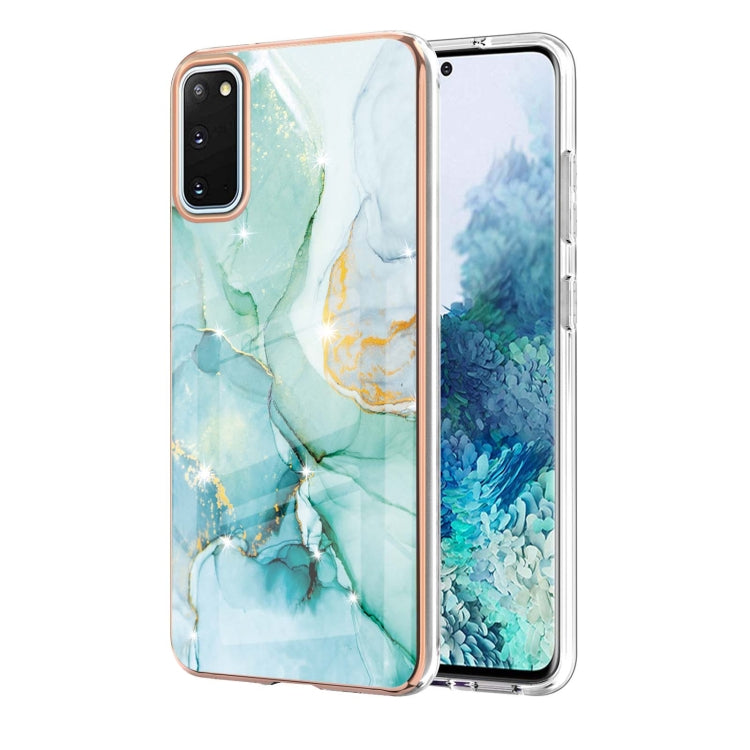 Electroplating Marble Pattern Dual-side IMD TPU Shockproof Case, For Samsung Galaxy S21+ 5G, For Samsung Galaxy S20, For Samsung Galaxy S20+, For Samsung Galaxy S20 Ultra, For Samsung Galaxy A72 5G / 4G