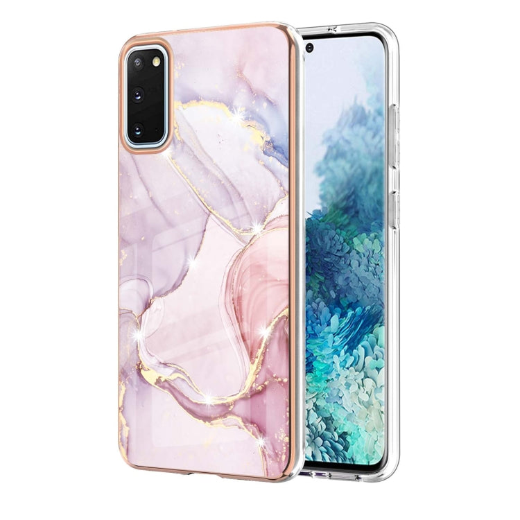 Electroplating Marble Pattern Dual-side IMD TPU Shockproof Case, For Samsung Galaxy S21+ 5G, For Samsung Galaxy S20, For Samsung Galaxy S20+, For Samsung Galaxy S20 Ultra, For Samsung Galaxy A72 5G / 4G