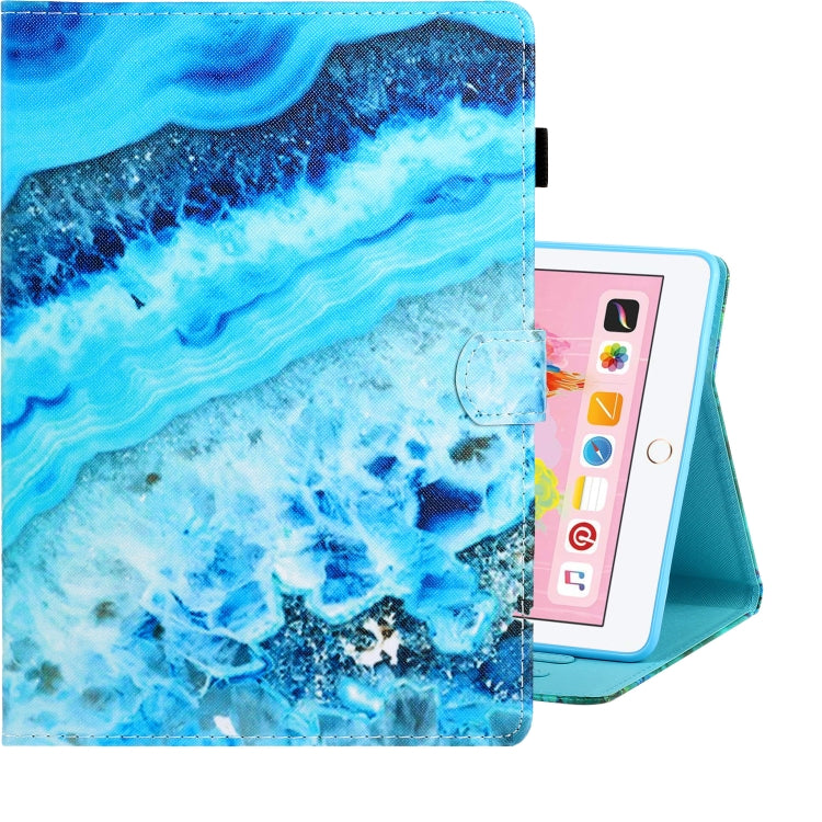 Colored Drawing Horizontal Flip PU Leather Case with Holder & Card Slot & Sleep / Wake-up Function, For iPad Air / Air 2 / iPad 9.7, For iPad 10.2 / Air 10.5 (2019), For iPad mini 5 / 4 / 3 / 2 / 1