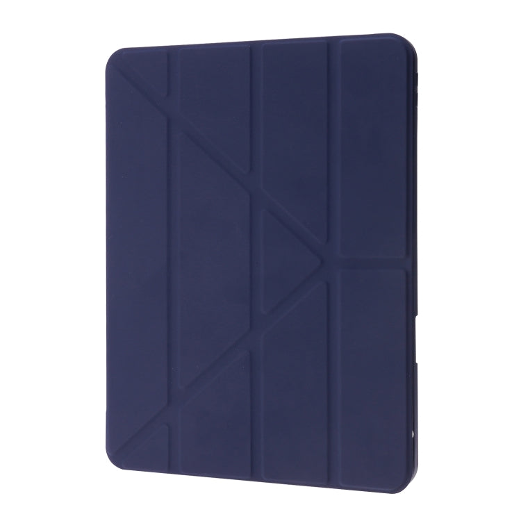 Deformation Transparent Acrylic Horizontal Flip PU Leather Case with Multi-folding Holder & Sleep / Wake-up Function & Pen Slot, For iPad Air 2022 / 2020 10.9, For iPad Pro 11.0 2021 / 2020 / 2018, For iPad 9.7 2017 / 2018 / Pro 9.7��������������������...