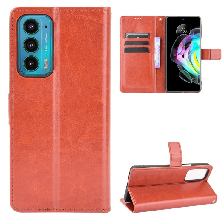 Crazy Horse Texture Horizontal Flip Leather Case with Holder & Card Slots & Lanyard, For Motorola Edge 20, For Motorola Edge 2021, For Motorola Moto G60S, For OPPO Reno6 4G, For OPPO Realme C21Y, For OPPO Realme GT Explorer Master