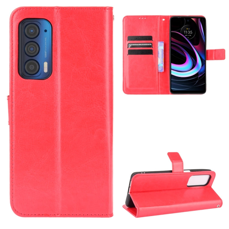 Crazy Horse Texture Horizontal Flip Leather Case with Holder & Card Slots & Lanyard, For Motorola Edge 20, For Motorola Edge 2021, For Motorola Moto G60S, For OPPO Reno6 4G, For OPPO Realme C21Y, For OPPO Realme GT Explorer Master